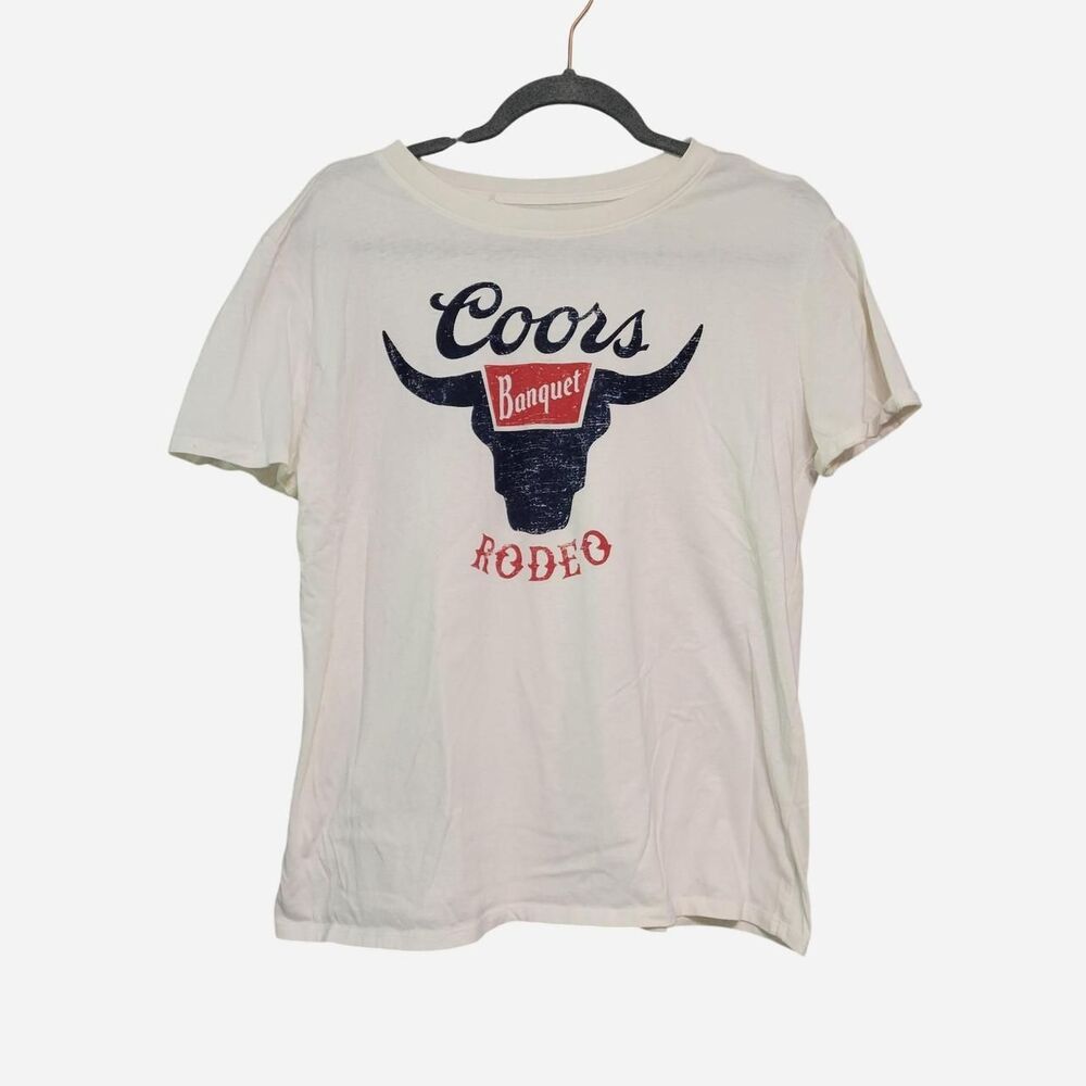 NWOT Coors Banquet Rodeo Cotton Blend Tee Coastal Cowgirl Country Western